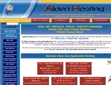 Tablet Screenshot of alden-java-hosting.com